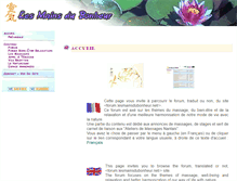 Tablet Screenshot of lesmainsdubonheur.org